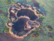 Maasai Village from the Air